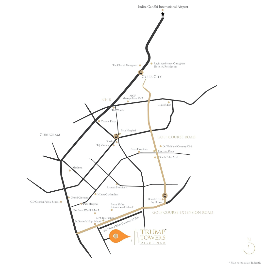 Trump Tower Map